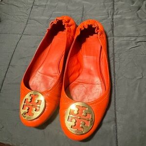 Tory Burch Miller Orange Flats 🥿
